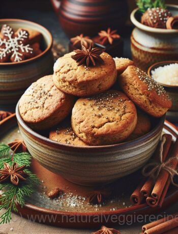 Festive Vegan Gingerbread Scones