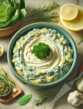 Dairy-Free Creamy Spinach Artichoke Party Dip