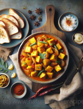 Aloo Paneer Masala | Potato Paneer Curry