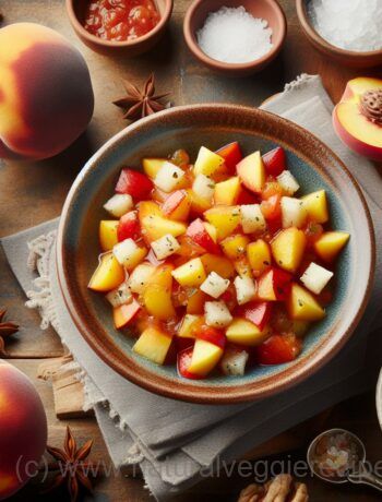 Simple Peach Salsa