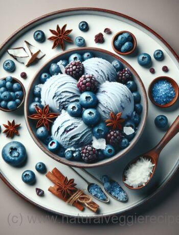 Vegan Blueberry Coconut Dream Ice Cream